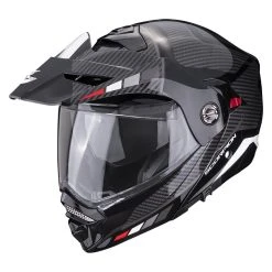 Best Pirce ???? Plastic Scorpion Adx-2 Camino Modular Helmet Black Silver ⭐