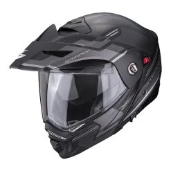 Best Pirce ???? Plastic Scorpion Adx-2 Carrera Modular Helmet Black Silver ????