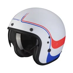Wholesale ???? Custom Scorpion Belfast Evo Soul Helmet White Blue Red ✨
