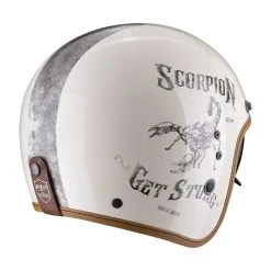 Buy ???? Custom Scorpion Belfast Evo Pique Helmet Beige Black ⭐ -Scorpion Shop scorpion belfastevo pique beige 3