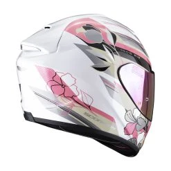 Best deal ???? Fiber Scorpion Exo 1400 Evo Air Gaia White Pink ???? -Scorpion Shop scorpion exo1400 air gaia bianco 3