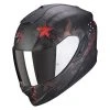 Flash Sale ???? Fiber Scorpion Exo 1400 Air Asio Helmet Black Red ???? -Scorpion Shop scorpion exo1400air asio rosso