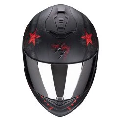 Flash Sale ???? Fiber Scorpion Exo 1400 Air Asio Helmet Black Red ???? -Scorpion Shop scorpion exo1400air asio rosso 2