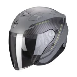 Coupon ???? Plastic Scorpion Exo 230 Fenix Helmet Matt Grey Black ❤️