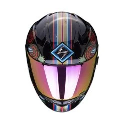 Flash Sale ???? Plastic Scorpion Exo 390 Chica 2 Helmet Black Blue Red ???? 6 Flash Sale ???? Plastic Scorpion Exo 390 Chica 2 Helmet Black Blue Red ???? -Scorpion Shop scorpion exo390 air chica2 blurosso 2