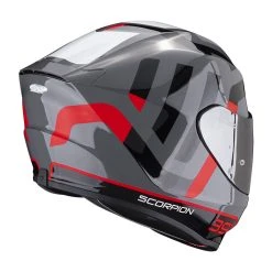 Flash Sale ???? Plastic Scorpion Exo 391 Arok Helmet Grey Red Black ???? -Scorpion Shop scorpion exo391 arok grigiorosso 3