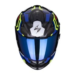 Flash Sale ???? Plastic Scorpion Exo 491 Spin Helmet Black Blue Yellow ???? 6 Flash Sale ???? Plastic Scorpion Exo 491 Spin Helmet Black Blue Yellow ???? -Scorpion Shop scorpion exo491 spin blu 2