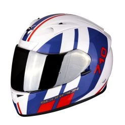 Best Pirce ???? Fiber Full Face Helmet Scorpion Exo 710 Air Gt Blue ⌛