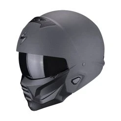Best Sale ???? Removable Chin Scorpion Exo Combat 2 Graphite Helmet Grey ????