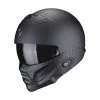 Flash Sale ???? Removable Chin Scorpion Exo Combat 2 Solid Helmet Black Matt ???? -Scorpion Shop scorpion exo combat 2 graphite nero