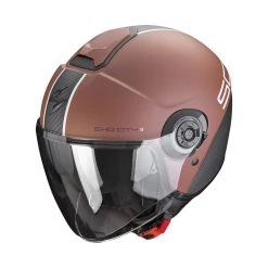 Brand new ???? Plastic Scorpion Exo City 2 Carbo Helmet Brown Matt ❤️