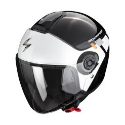 Buy ???? Plastic Scorpion Exo City 2 Mall Helmet Black White Silver ????