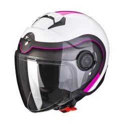 Budget ???? Plastic Scorpion Exo City Roll Helmet White Pink ✨