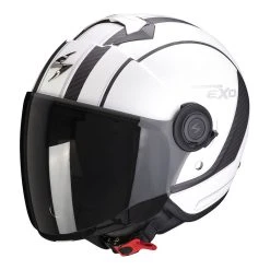 Buy ???? Plastic Scorpion Exo City Scoot Helmet White Black ????