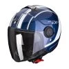 Wholesale ???? Plastic Scorpion Exo City Scoot Helmet Blue White ???? -Scorpion Shop scorpion exocity scoot blu