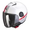 New ✔️ Plastic Scorpion Exo City Strada Helmet White Red ????