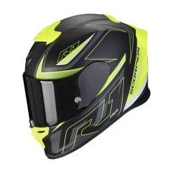 Discount ???? Fiber Scorpion Exo R1 Evo Air Gaz Black Matt Yellow ????