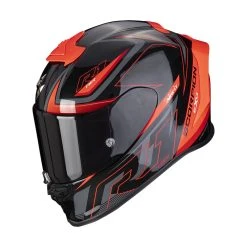 New ???? Fiber Scorpion Exo R1 Evo Air Gaz Black Matt Red ✨