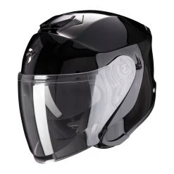 Best reviews of ???? Fiber Scorpion Exo S1 Jet Helmet Black Gloss ????