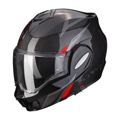 Best Pirce ✔️ Fiber Scorpion Exo Tech Evo Carbon Top Helmet Red ????