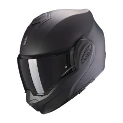 Outlet ???? Plastic Scorpion Exo Tech Evo Solid Helmet Black Matt ✔️