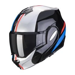 Cheap ???? Plastic Scorpion Exo Tech Forza Helmet Black Silver Red ????