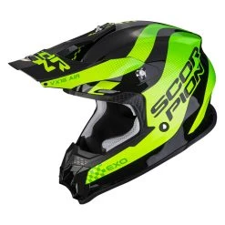Brand new ???? Plastic Scorpion Vx-16 Evo Air Soul Helmet Black Green ⌛