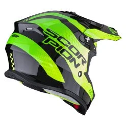 Brand new ???? Plastic Scorpion Vx-16 Evo Air Soul Helmet Black Green ⌛ -Scorpion Shop scorpion vx16 evo air soul verde 3