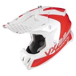 Best Pirce ???? Fiber Scorpion Vx-22 Air Ares Helmet White Neon Red ????