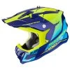 Brand new ???? Fiber Scorpion Vx-22 Air Attis Helmet Blue Yellow ⭐ -Scorpion Shop scorpion vx22 air attis blugiallo