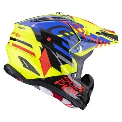 Best deal ✨ Fiber Scorpion Vx-22 Air Neox Helmet Yellow Blue Red ⭐ -Scorpion Shop scorpion vx22 air neox giallo 3